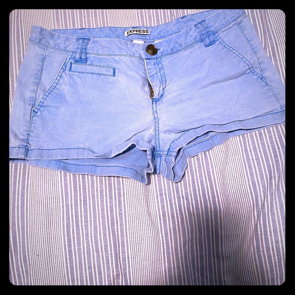 Blue shorts
